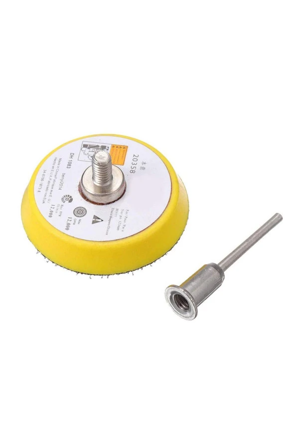 Depolife Dremel Tarzı Mini Kalıpcı Vız Vız Lar Için 5cm Zımpara Pedi Cırtlı 50mm Zımpara Tabanı (ZIMPARASIZ) ürün görseli 1