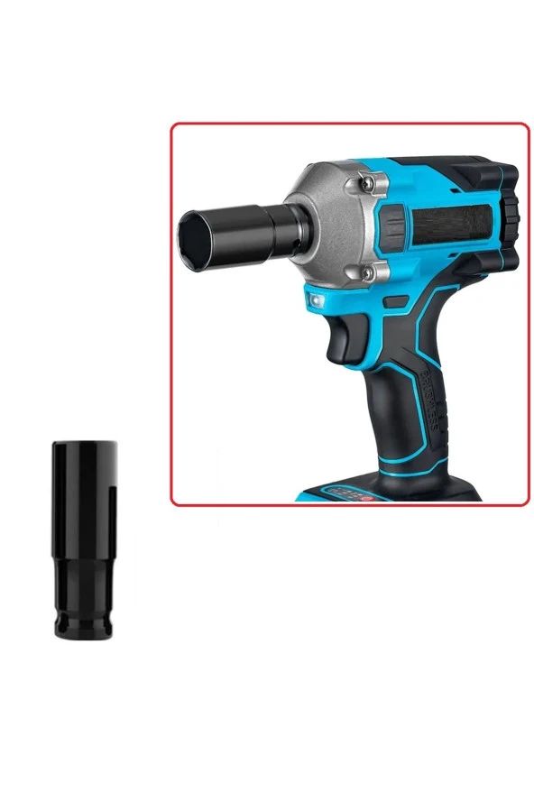 Depolife Somun Sökme Sıkma Torklu Makine için 21mm lokma anahtar Ağır hizmet boru lokma 1/2 to 22mm ürün görseli 1