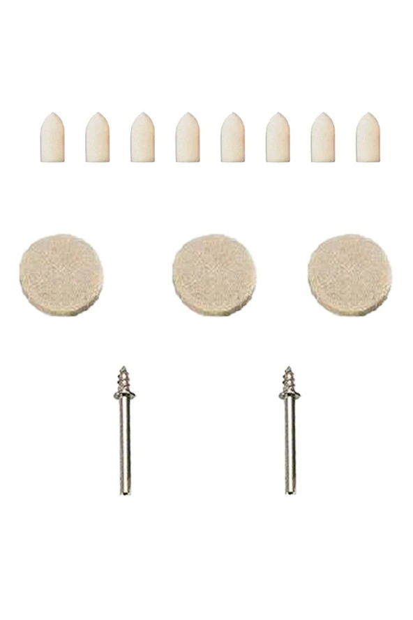 Depolife Dremel Vb. Uyumlu 13 Parça Keçe Mandren Seti ürün görseli 1