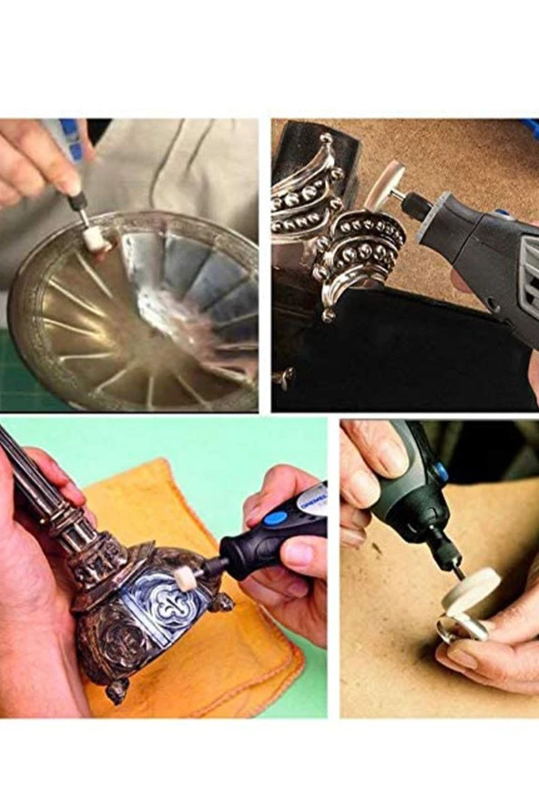 Dremel Uyumlu 22 Parça Keçe Mandren Seti - Resim 2
