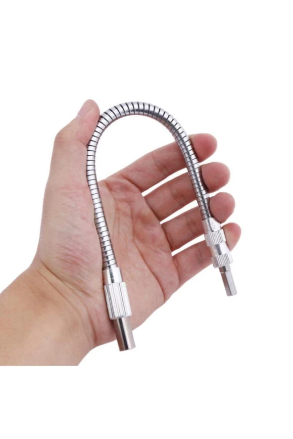 Depolife Köşe Delme Vidalama Adaptörü Metal Kör Nokta Vidalama Uzatma Hortumu Altıgen 1/4 Hex Bits Şaftlı ürün görseli 1