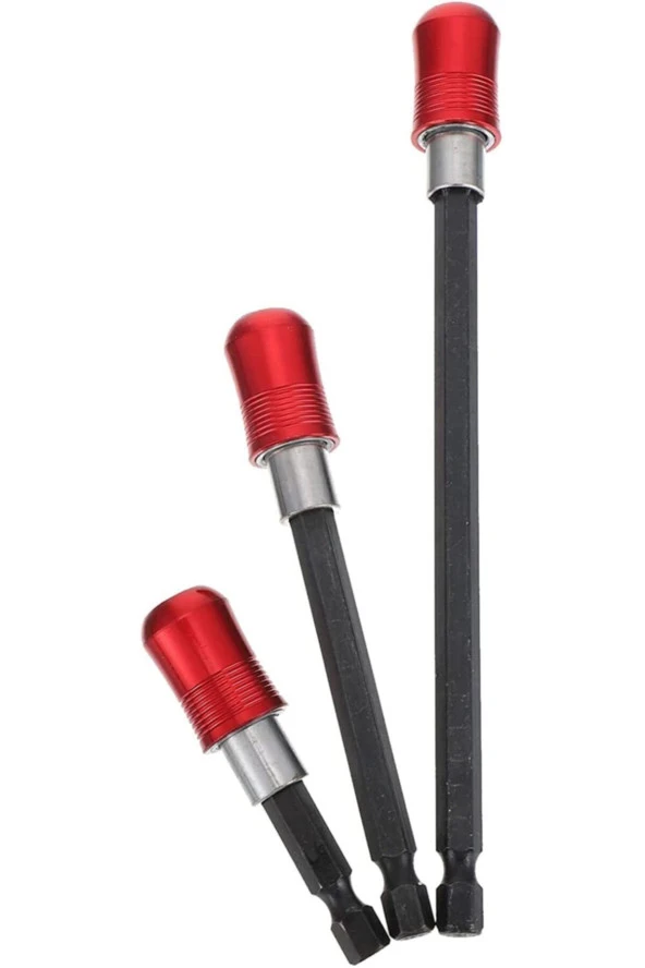 Depolife Hızlı Vidalama Adaptörü Altıgen 1/4 Hex Bits Aparatı Şaftlı Manyetik Tornavida Ucu Matkap Bit Tutucu ürün görseli 1