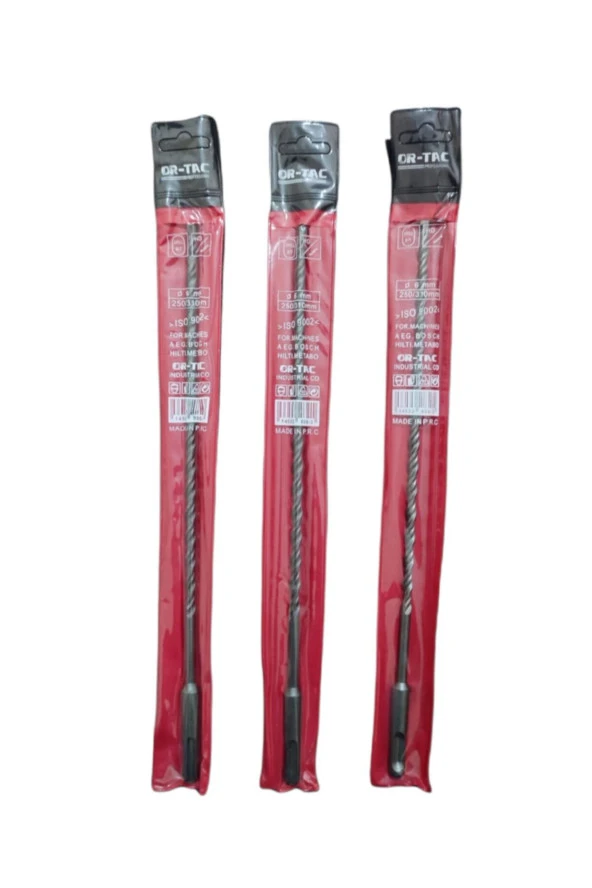 ORTAÇ Hilti Ucu 6mm-250/310mm 3 Adet ürün görseli 1