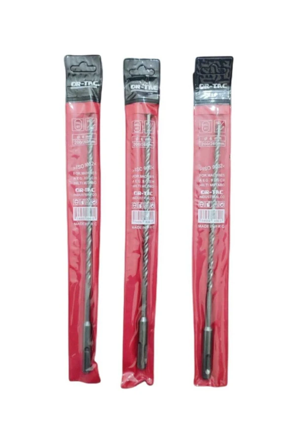 ORTAÇ Hilti Ucu 6mm 200/260mm 3 Adet ürün görseli 1