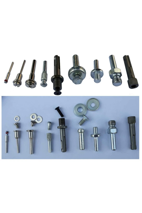 Depolife Dremel Matkap Hilti Sds Adaptörü Mini Daire Disk Testere Mandren Bağlantı Elemanı Vidalı Pim Mandire ürün görseli 1