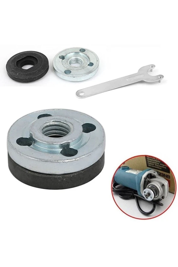 Depolife Bosch Black Decker Cd 115 Avuç Taşlama Spral Makinesi Için Germe Somunu Ve Sökme Takma Anahtar Seti ürün görseli 1