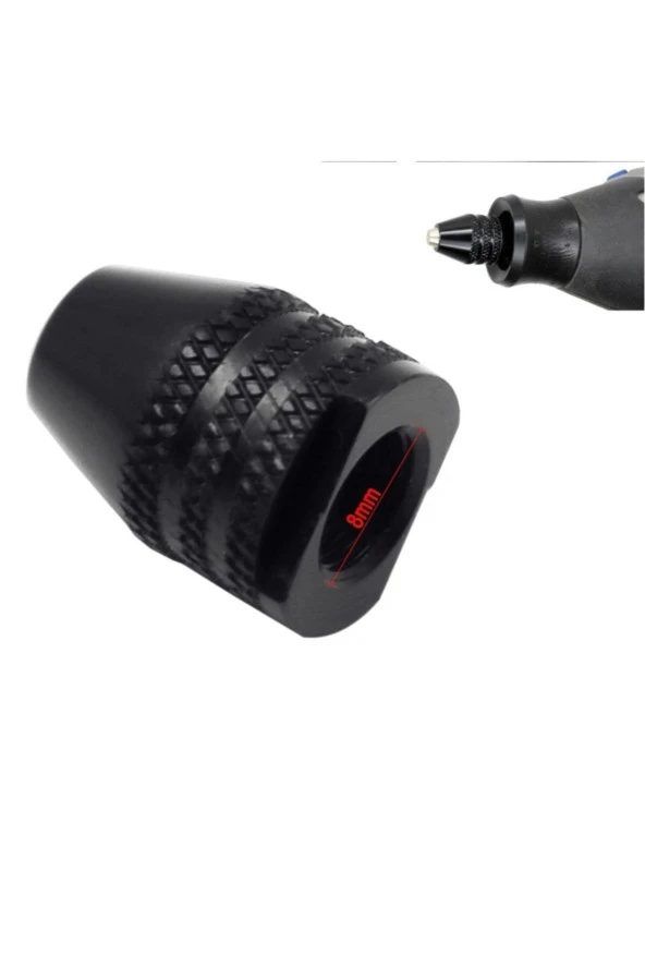 Depolife Atlas 135 G Mini Taşlama Gravür Makinası Mandren Att 135 G Kısa Kuyruk Otomatik Mandrel 3 Çeneli ürün görseli 1