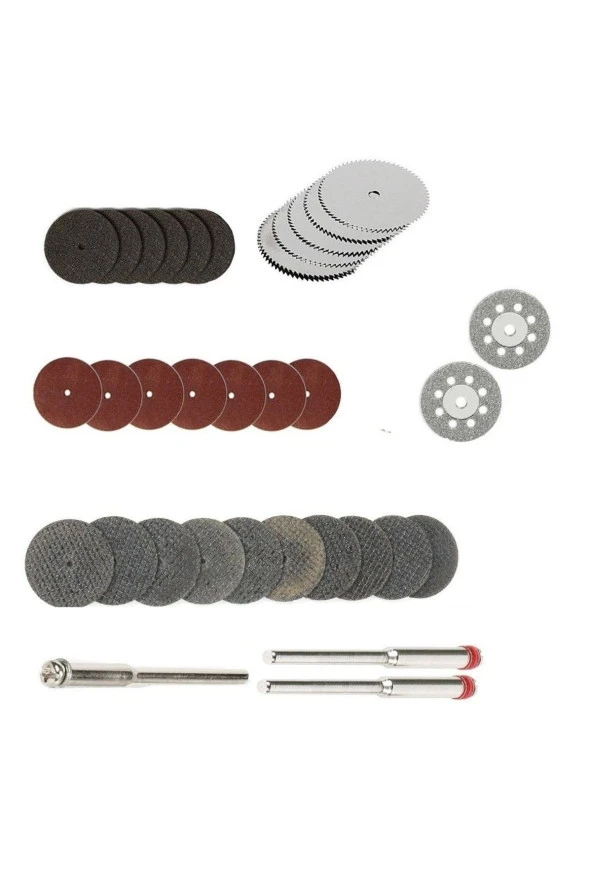 Depolife Mini Vız Vız Için Kesici Mini Disk Seti Ahşap Metal Cam Fayans Kesme Elmas Hss Fiberglas Kesici Set ürün görseli 1