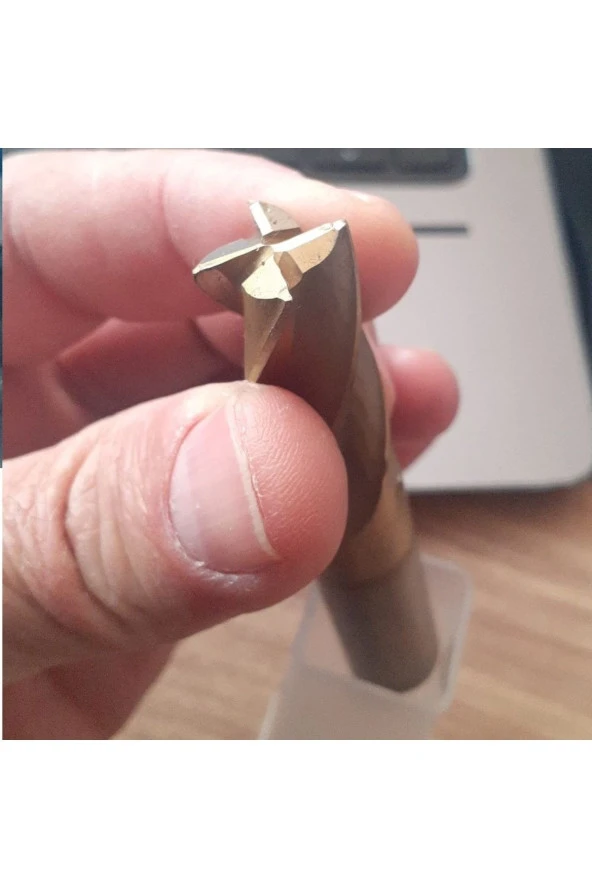 Depolife Hss Freze Ucu Cnc 4 Fülüt Titanium Oyma Delme Kesici Uç 16mm ürün görseli 1