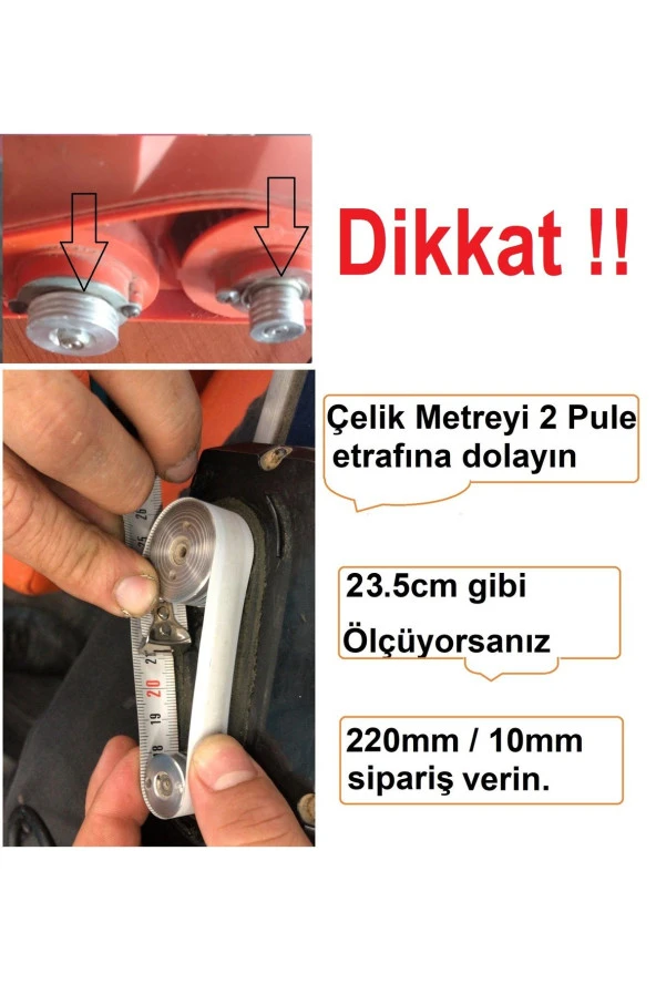 Depolife Elektrikli El Planyası Kayışı Ahşap Rende için Motor bıçak arası Kayış 220-10mm üniversal triger bel ürün görseli 1