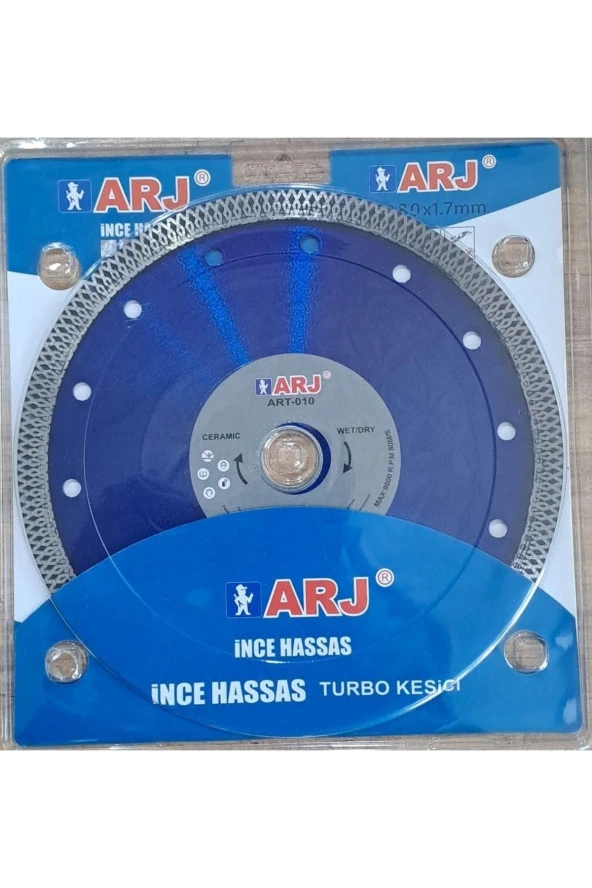 Depolife 180mm Elmas Kesici Disk Çapraz Örgü Turbo Mermer Seramik Granit Hassas Kesim Diski ürün görseli 1