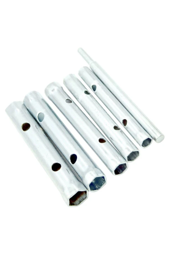 Depolife T Kollu Buji Boru Anahtar Seti Kovan Tipi Borulu Lokma Takımı 8-17mm Kollu Set 6 Parçalı ürün görseli 1