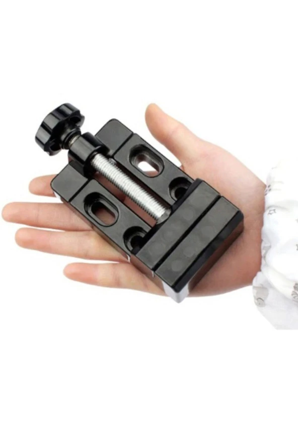 Depolife Düz Ağız Alüminyum El Mengenesi Kalıpçı Matkap Işkencesi  55 mm ürün görseli 1