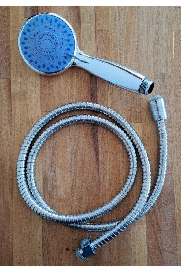 Depolife Banyo Bataryası için duş hortumu ve duş başlığı seti 3 Parça Takım Tasarruflu set ürün görseli 1