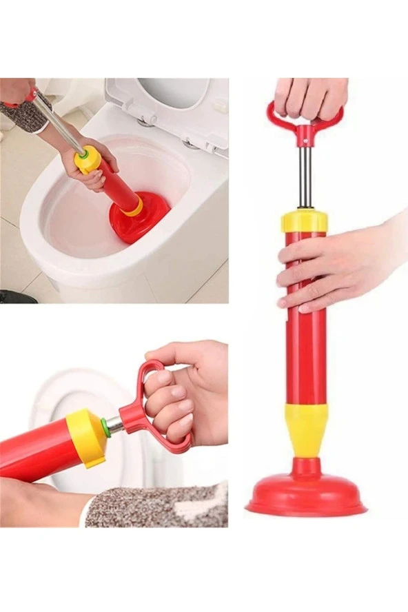 tuvalet tıkanıklığı açmak tahliye için kauçuk piston wc klozet pompası lavabo gider açıcı ürün görseli 1