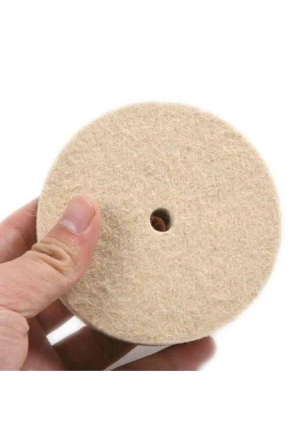 Depolife Mücevher Metal Altın Gümüş Parlatma Polisaj Yün Keçe Seramik Mermer Plastik Bakalit 100mm ürün görseli 1