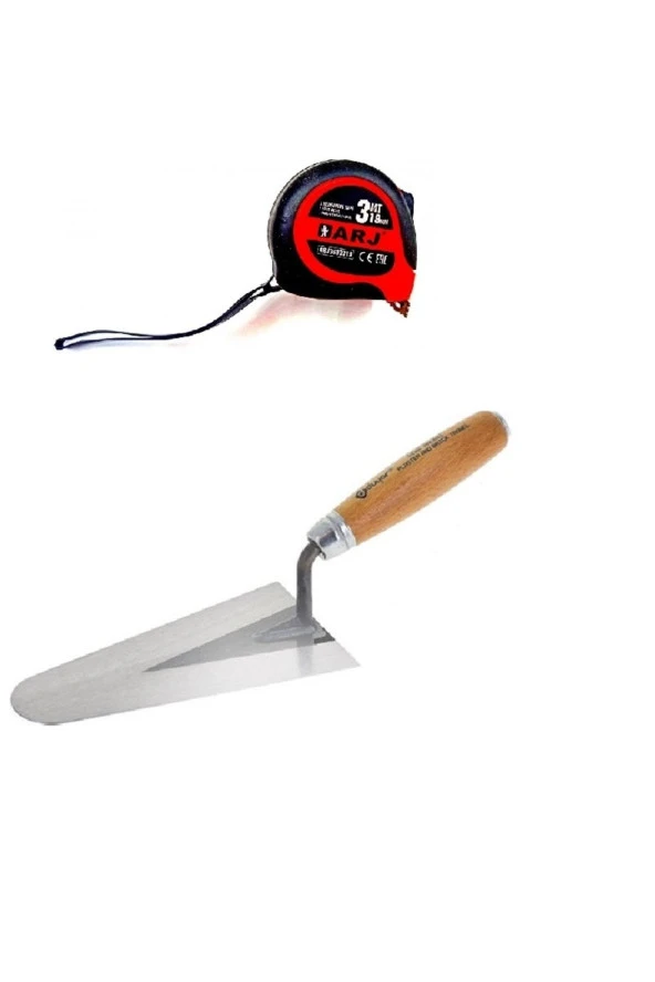 Depolife Inşaatcı Harç Malası Sıvacı Malası 22cm 3 Metre 2li Set ürün görseli 1