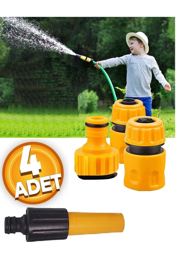 Depolife Bahçe Sulama Bahçe Hortum Bağlantı ek Parçaları ve Püskürtme yağmurlama fıskiye tabanca Seti ürün görseli 1