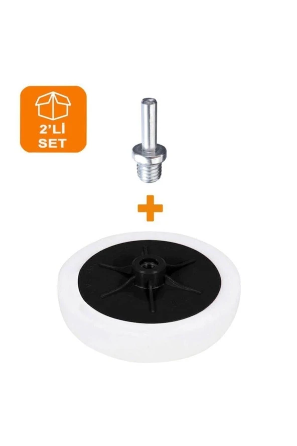 Depolife Pasta Cila Polisaj Süngeri Uygulama Keçesi 115 Mm M14 Matkap Bağlama Adaptör Aparatı ürün görseli 1