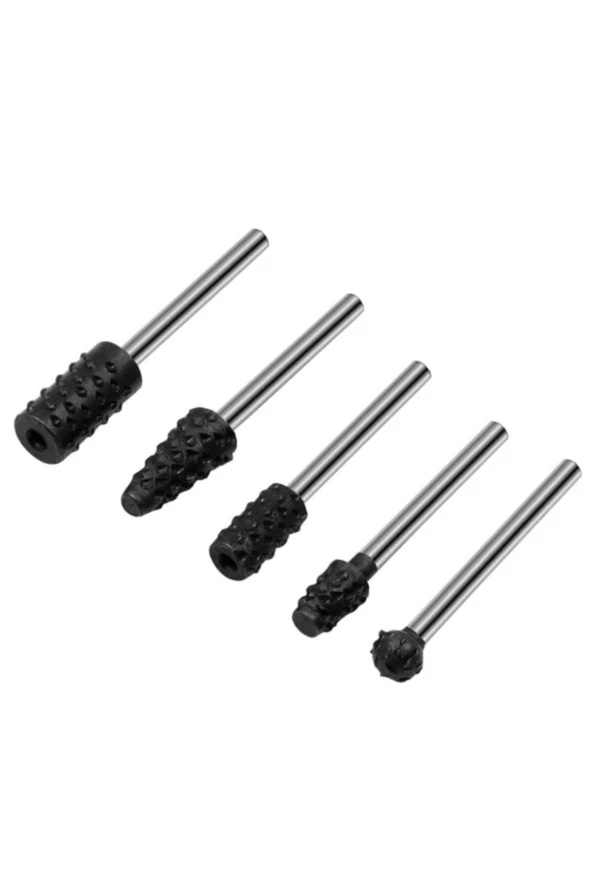 Depolife 5 Parça Hss Ahşap Için Törpü Freze Uç Seti Dremel Benzeri Gravür Makinası Için Kalıpçı 3.17mm Sap ürün görseli 1