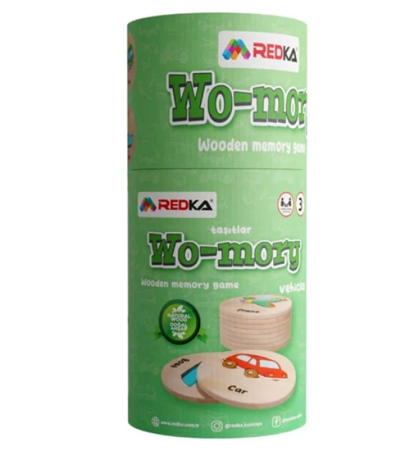 Redka Wo-Mory Ahşap Hafıza Oyunu ürün görseli 1