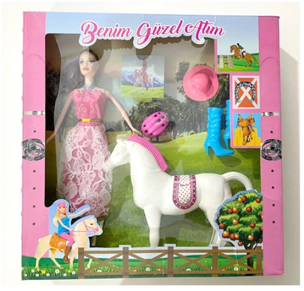 Nazar Toys Atlı Bebek Aksesuarlı Kutulu Atl-60 ürün görseli 1