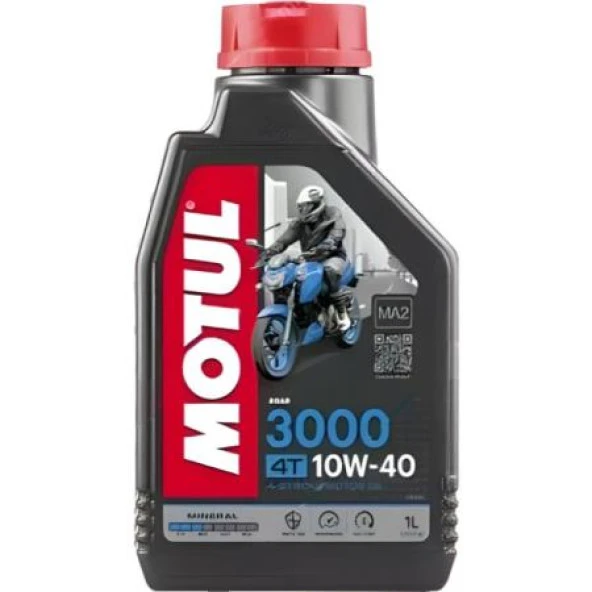 Motul 3000 10W-40 4t 1 L Motosiklet Motor Yağı ürün görseli 1