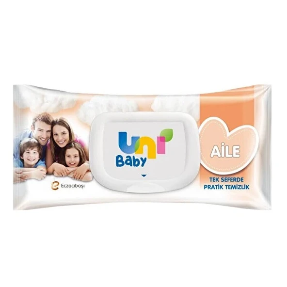 Uni Baby Aile 90 Lı Islak Mendil ürün görseli 1