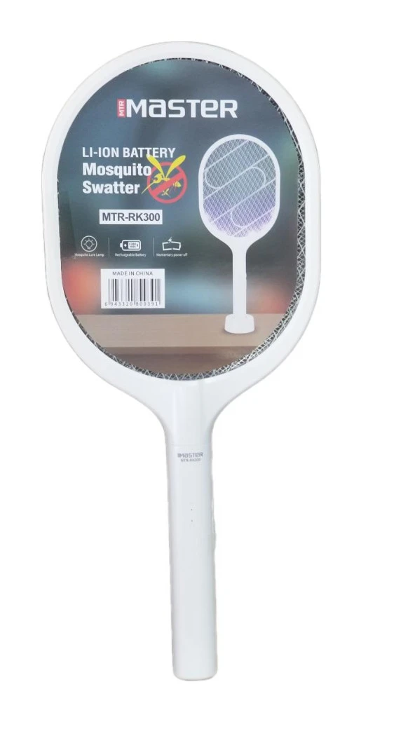 MASTER MTR-RK300 RAKET ŞARJLI SİNEK ÖLDÜRÜCÜ KOVUCU CIZ CİHAZI ürün görseli 1