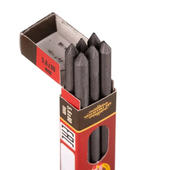 Koh-i Noor Graphite Leads 5.6 mm Portmin Ucu 2B 6'lı ürün görseli 1