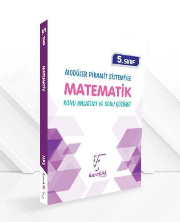 5. Sınıf Modüler Piramit Sistemiyle Matematik Konu Anlatımı ve Soru Çözümü Karekök Yayınları ürün görseli 1