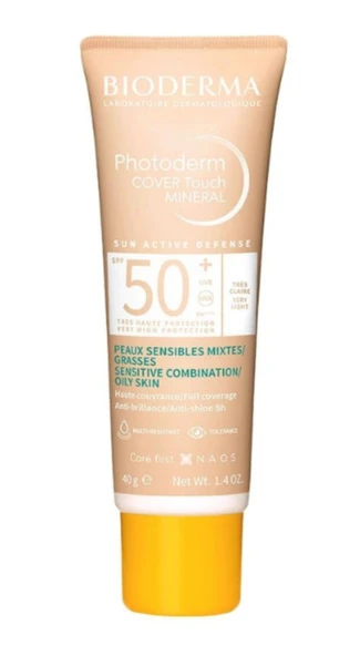 Bioderma Photoderm Cover Touch Mineral Spf50+ 40 gr - Very Light ürün görseli 1