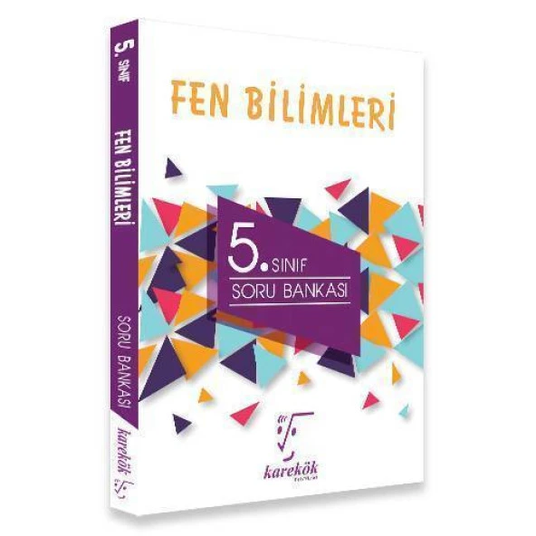 5.Sınıf Fen Bilimleri Soru Bankası Karekök Yayınları ürün görseli 1