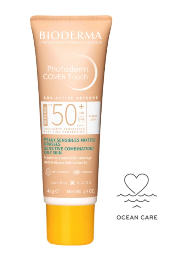 Bioderma Photoderm Cover Touch SPF50 40 gr Light ürün görseli 1
