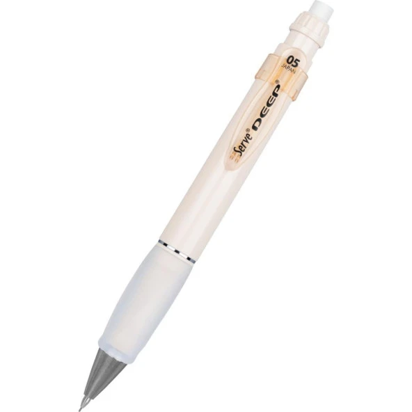 Serve Deep Mekanik Uçlu Kalem Toprak Tonları 0.5 mm Fil Dişi ürün görseli 1
