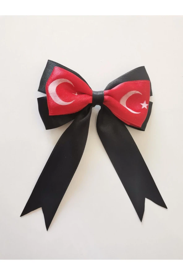 MİNİK ADIMLAR 23 Nisan Tokası Atatürk Ve Imzası Baskılı Özel Tasarım Klipsli ürün görseli 1