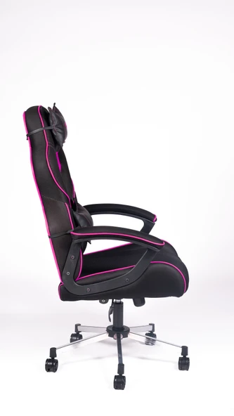 Türksit Range Yastıklı Yönetici ve Oyuncu Koltuğu Pembe ürün görseli 1