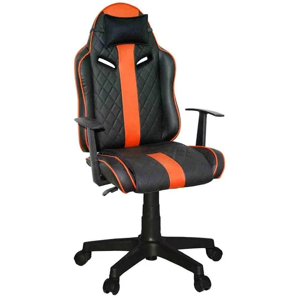 Türksit Quattro Mini Yönetici ve Oyuncu Koltuğu Turuncu ürün görseli 1
