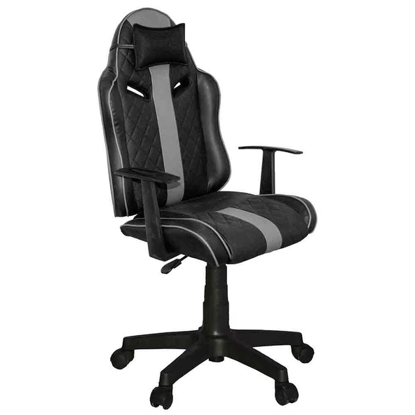Türksit Quattro Mini Yönetici ve Oyuncu Koltuğu Gri ürün görseli 1
