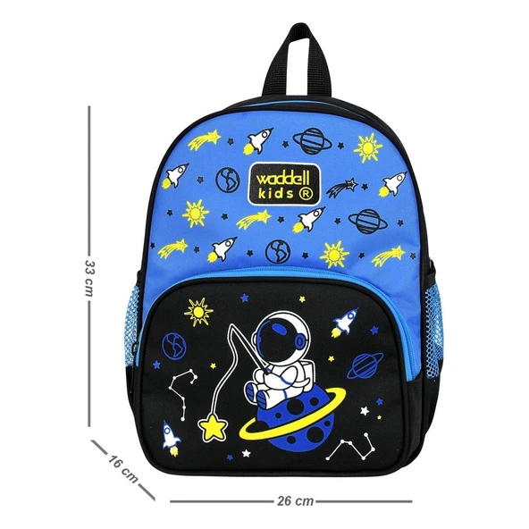 Waddell Astronot Desenli Anaokulu Kreş Sırt Çantası 24115 ürün görseli 1