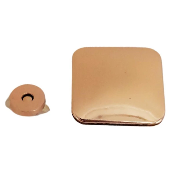 Angel Çanta Aksesuar Light Gold Renk 5x4.5 cm Mıknatıslı Kilit ürün görseli 1