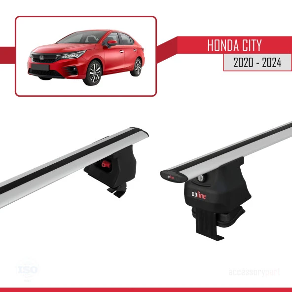 Honda City 2020 ve Sonrası ile uyumlu ACE-4 Ara Atkı Tavan Barı GRİ ürün görseli 1
