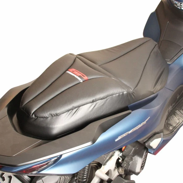 GP Kompozit Honda PCX 125 / 150 2014-2024 Uyumlu Motosiklet Konfor Sele Kılıfı Siyah ürün görseli 1