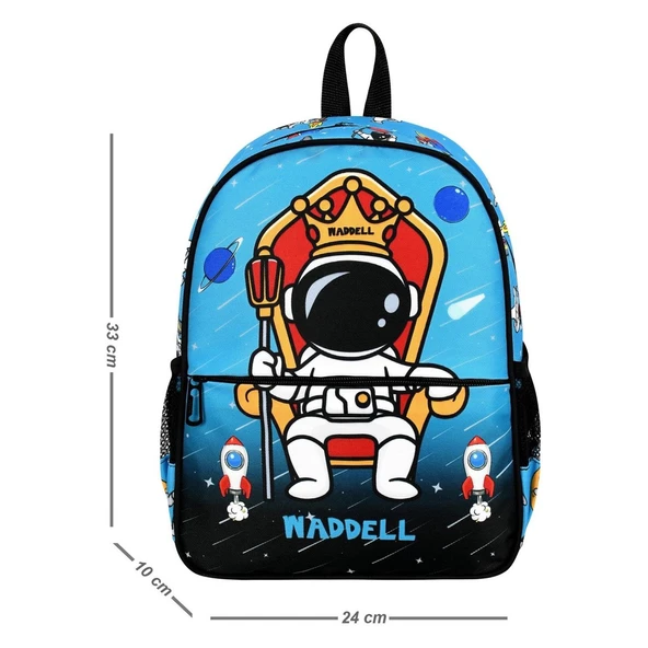 Waddell Astronot Desenli Anaokulu Kreş Sırt Çantası 24112 ürün görseli 1