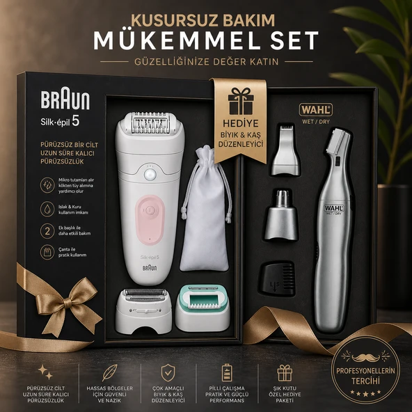 Braun Silk-Epil 5  Islak Kuru Epilasyon Aleti ürün görseli 1