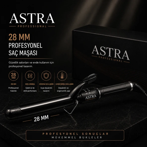 Astra F998B-28 mm Saç Maşası ürün görseli 1