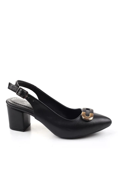 Walkenzo Lp-943 Kadın 6,5 Cm Kare Topuklu Ayakkabı ürün görseli 1