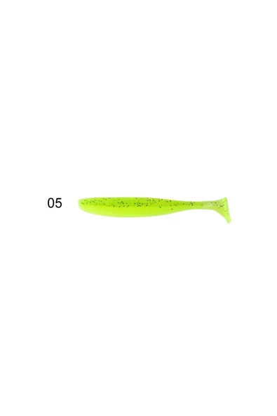 Captain 3075 Shad Tail Soft 10cm Levrek Silikonu 5li Paket Suni Yem ürün görseli 1