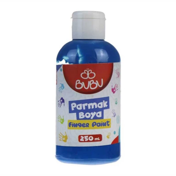 Bu-Bu Parmak Boya 250 Gr. - Mavi ürün görseli 1