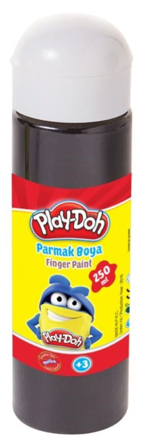 Play-Doh Parmak Boyası 250 ml - Siyah ürün görseli 1